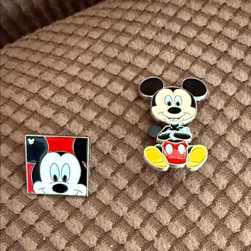 Disney Mickey Mouse Pin Set - Red, Black, White